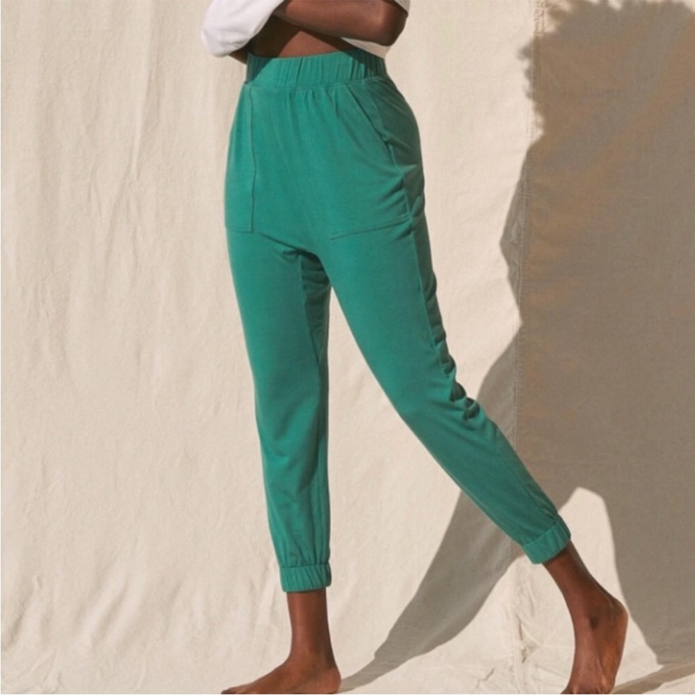 New Lunya Soft Modal Draped Joggers